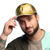Kšiltovka disco zlatá